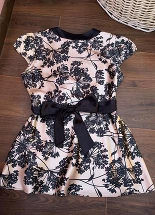 Красивая атласная туника - блуза dorothy perkins размер m-l4 фото