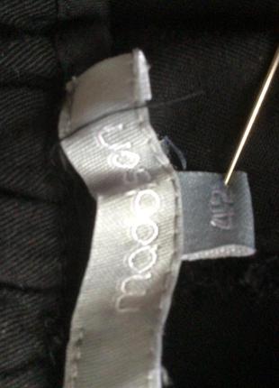 Завужені брюки з високою посадкою на резинці moddison,100% віскоза (довжина 109 см)10 фото