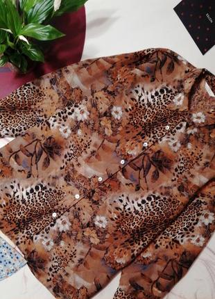 Шелковая блуза marks&spencer, 100% натуральный шелк, размер 20/48 или 22/50