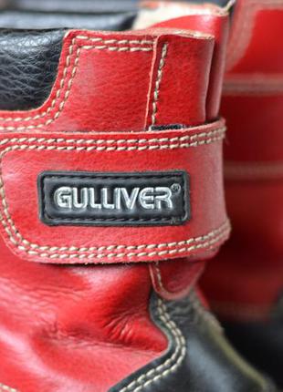 Ботинки зимние gulliver из натуральной кожи!3 фото