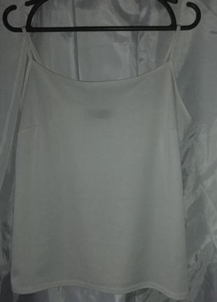 Майка, белая, лёгкая