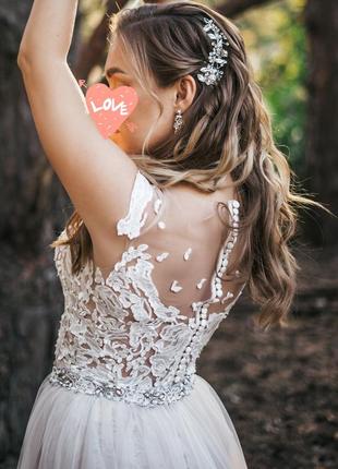 Свадебное платье-трансформер со съемной юбкой (2в1)2 фото