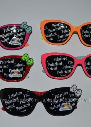 Детские солнцезащитные очки для девочек с защитной пленкой polarized1 фото