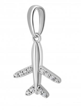 Самолетик серебро кулон серебро 925 пробы 400 грн