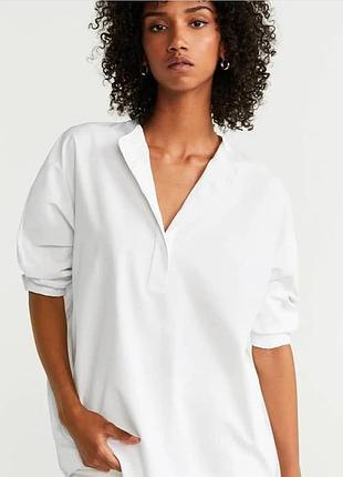 Дуже красива біла сорочка mango