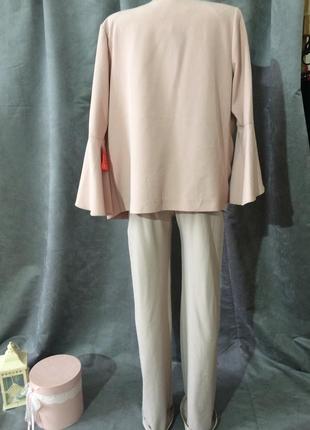 Пиджак- кардиган нежно- розовый2 фото