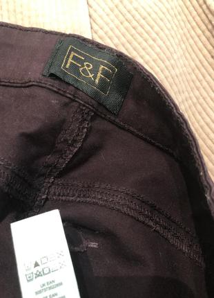 F&f брюки цвет баклажан 5