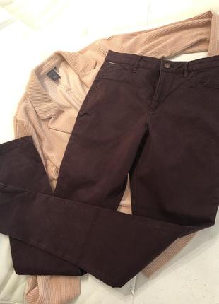 F&f брюки цвет баклажан1 фото
