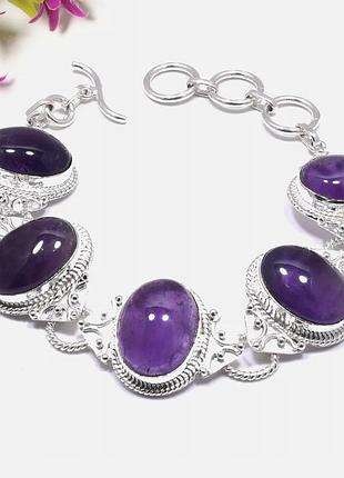 Браслет  аметист