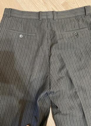 Класичні чоловічі брюки в смужку arber5 фото