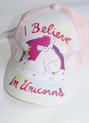 Кепка на деочку i believe in unicorns lidl