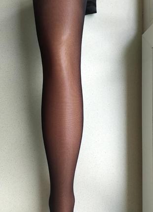 Omsa attiva 20 чёрные классические колготки с поддерживающим эффектом2 фото