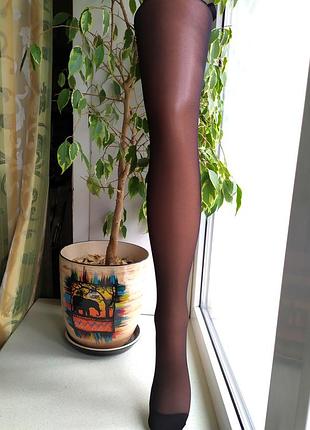 Omsa attiva 20 чёрные классические колготки с поддерживающим эффектом3 фото