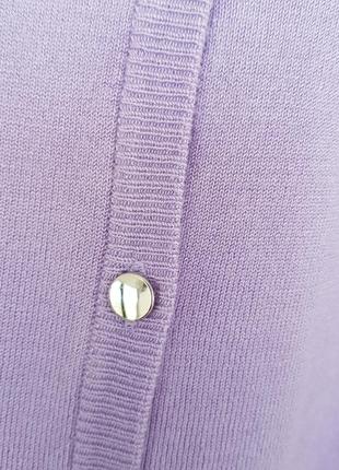 Джемпер светр, кофта кардиган plus size великого розміру лавандового кольору9 фото