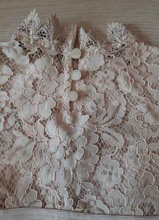 Турция  .новая !  очень красивая блузочка беж