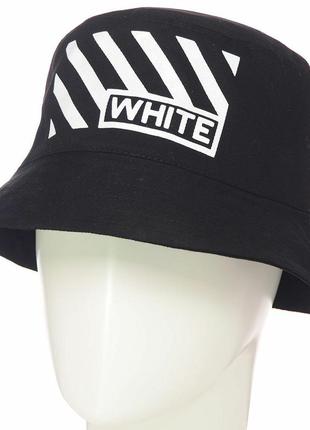 Стильна річна панама off-white оф вайт чоловіча жіноча