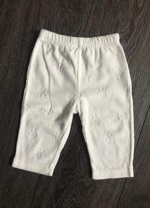 Штанці велюрові повзунки