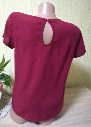 Легкая блуза из вискозы свободного кроя3 фото