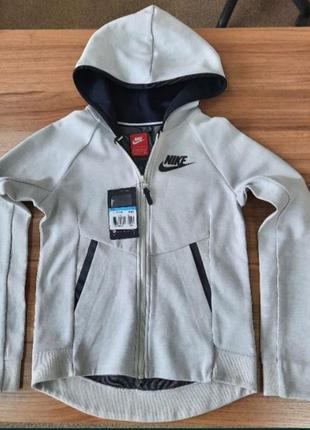 Толстовка nike tech fleece hoodie full zip 859993-0723 фото