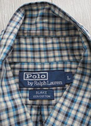 Рубашка polo ralph lauren р. l ( новое )4 фото