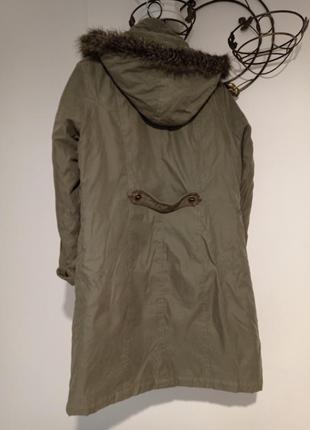 Куртка удлиненная деми пальто парка еврозима2 фото
