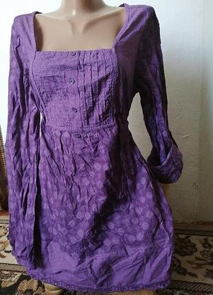 Натуральна блуза, туніка пог-52