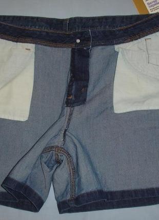 Шорты джинсовые женские размер 52 /18 стрейчевые короткие4 фото