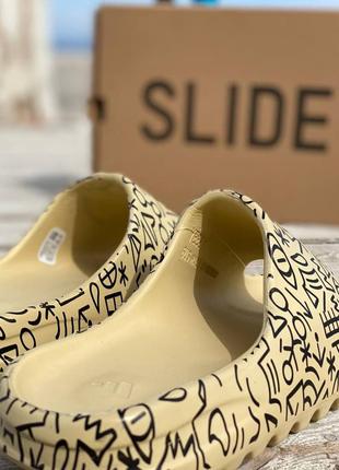Adidas yeezy slide жіночі сандалі адідас бежеві5 фото