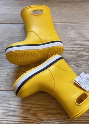 Желтые сапоги crocs с6 резиновые сапожки crocs крокс2 фото
