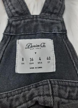 Черный джинсовый сарафан denim co7 фото