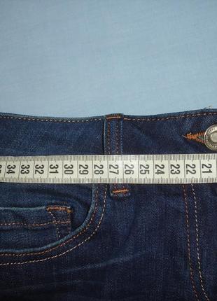 Женские шорты джинсовые размер 42-44 / 8-10 длинные темные2 фото