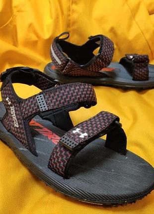 Продам сандалі under Microg armour sandals fattire x michelin (красно-черные)