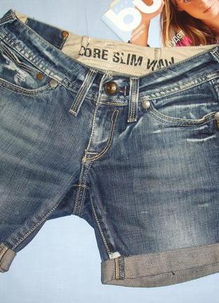 Женские шорты джинсовые размер 40 / 6 xs короткие крутые летние модные  шортики1 фото