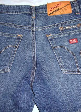 Женские шорты короткие джинсовые размер 42 s uk 8 модные стразы стрейчевые2 фото