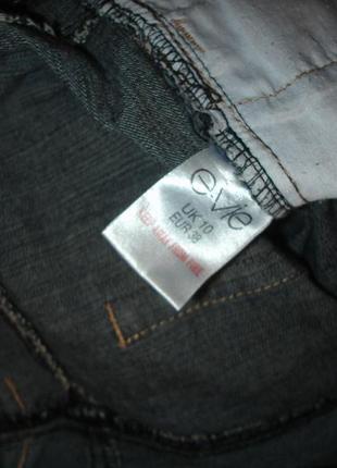 Женские шорты джинсовые размер 44 / 10 s-м короткие супер модные стрейчевые  женские3 фото