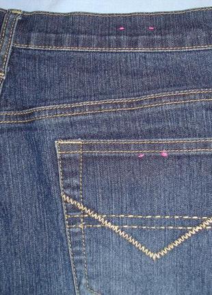 Женские шорты джинсовые размер 44-46 / 12 м стрейчевые короткие с подворотом3 фото