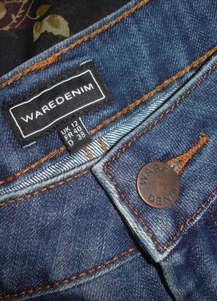 Женские шорты джинсовые размер 46 / 12 короткие с кружевом летние + туника в подарок5 фото