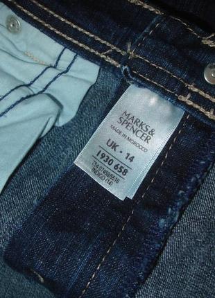 Жіночі шорти джинсові розмір 48 / 14 середньої довжини на кожен день стрейч5 фото