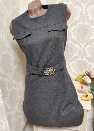 Стильное теплое платье