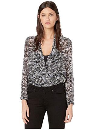 Блузка-боди allsaints camille mara bodysuit blue