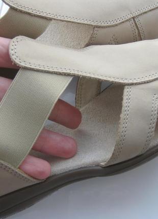 Босоніжки,сандалі footglove,р. 36-37 устілка 23,5 см шкіра8 фото