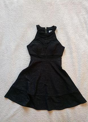 Плаття в блискітках випускний з сіткою