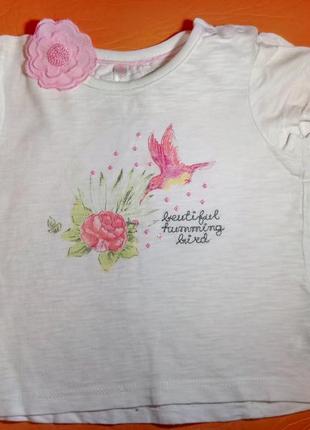 Футболка mothercare 6-9 мес