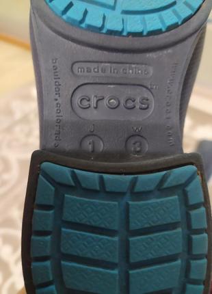 Crocs чоботи j1 31-32 розмір8 фото