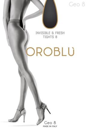 Тончайшие фирменные элитные итальянские колготы oroblu geo 8 freshness – 8 ден2 фото