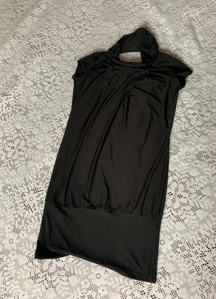 Чёрное платье мини