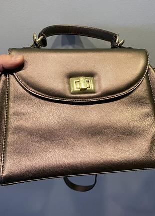 My choice кожаная сумка итальянского бренда5 фото
