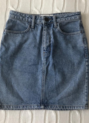 Джинсовая мини юбка bdg
