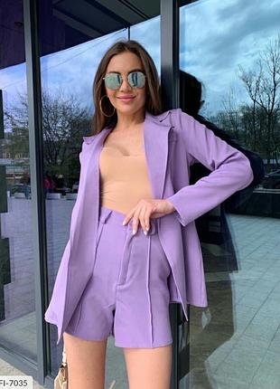 Костюм шорти+піджак.