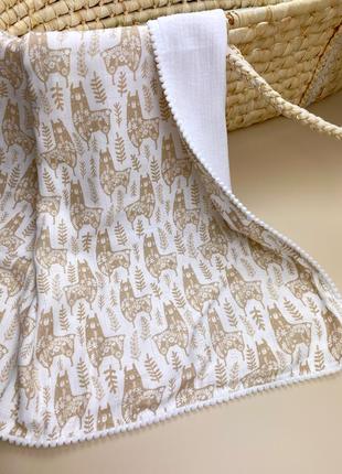 Мусліновий плед (4 шари)